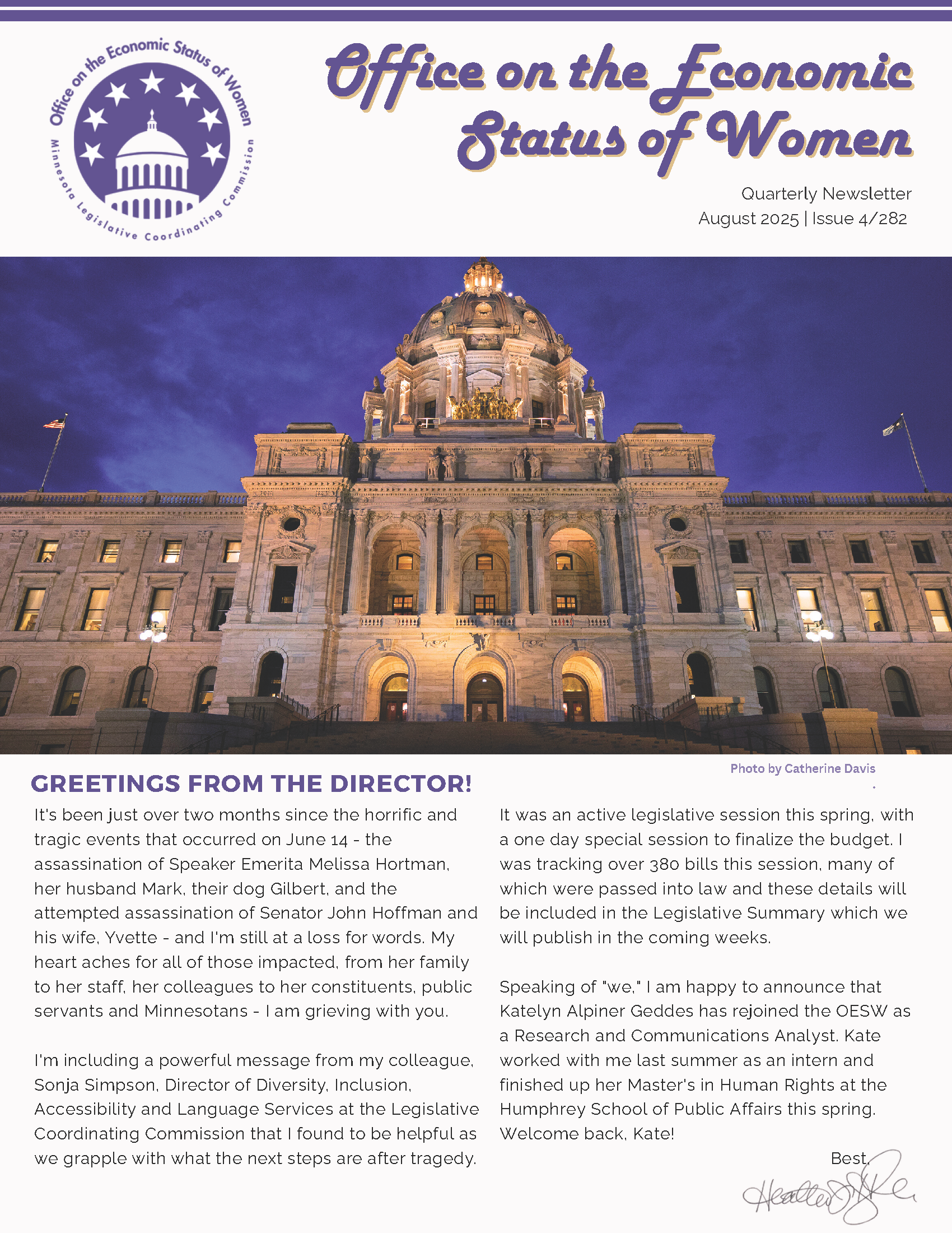 OESW Newsletter Image